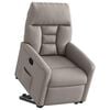 vidaXL Fauteuil inclinable taupe tissu