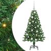 vidaXL Sapin de Noël artificiel Vert 120 cm PVC, Acier et Plastique