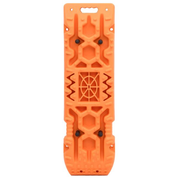 vidaXL Planches de traction 2 pc Orange 107x31x7 cm Nylon