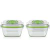 Princess Ensemble de r&eacute;cipients alimentaires 2 pcs S Transparent
