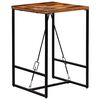 vidaXL Table de bar Bois de r&eacute;cup&eacute;ration massif 70x70x106 cm