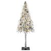 vidaXL Sapin de No&euml;l avec 150 LED Blanc 150 cm PE et Acier