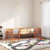 vidaXL Cadre de lit pour enfants sans matelas cire marron 80x200 cm