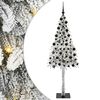 vidaXL Sapin de No&euml;l avec 300 LED Blanc 210 cm PE et Acier