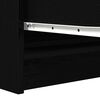 vidaXL Buffet ch&ecirc;ne noir 100x35x76 cm bois d'ing&eacute;nierie