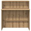 vidaXL Bureau réception chêne artisanal 100x50x103,5cm bois ingénierie