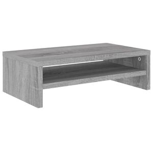 vidaXL Support de moniteur Sonoma gris 42x24x13 cm Bois d'ing&eacute;nierie