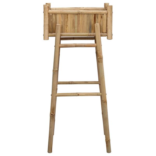 vidaXL Jardini&egrave;re avec support Naturel 50 x 38 x 114 cm Bambou