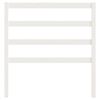 vidaXL T&ecirc;te de lit Blanc 81x4x100 cm Bois massif de pin