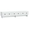 vidaXL Meuble TV Blanc 147 x 34,5 x 30 cm Bois d'ing&eacute;nierie