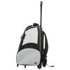 TRIXIE Sac &agrave; dos &agrave; roulettes pour animaux de compagnie Noir et gris