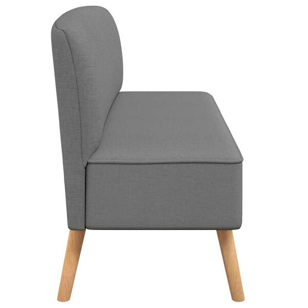 vidaXL Canap&eacute; 117 x 55,5 x 77 cm Tissu Gris clair