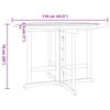 vidaXL Ensemble à manger d'extérieur pliable 5 pcs Bois solide de teck