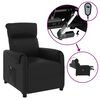 vidaXL Fauteuil inclinable &eacute;lectrique Noir Similicuir