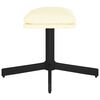 vidaXL Repose-pied Crème 60x60x36 cm Similicuir