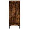 vidaXL Buffet haut Ch&ecirc;ne fum&eacute; 34,5x34x180 cm Bois d'ing&eacute;nierie