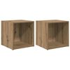 vidaXL Ensemble meuble TV 2 pcs Ch&ecirc;ne artisanal Bois d'ing&eacute;nierie