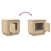 vidaXL Cabinet de chevet 2 pcs Ch&ecirc;ne Sonoma 44 x 34,5 x 45 cm