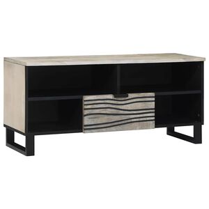 vidaXL Unites TV 105 x 33 x 46 cm Blanc Bois d'ing&eacute;nierie