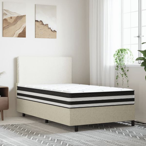 vidaXL Matelas à ressorts ensachés moyen 120x200 cm