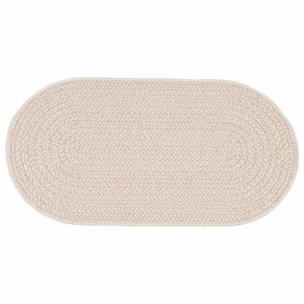 vidaXL Tapis ZIZUR Cr&egrave;me 200 x 100 cm Polypropyl&egrave;ne
