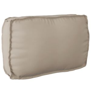 vidaXL Coussin Tissu Oxford Taupe 70 x 40 x 12 cm