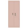 vidaXL Armoire de rangement Rose 60 x 40 x 140 cm Acier