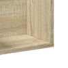 vidaXL Armoires murales 2pcs ch&ecirc;ne sonoma 75x18x16,5cm bois ing&eacute;nierie
