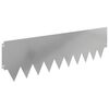 vidaXL Bordure de Pelouse 20 pc 103 x 30 cm m&eacute;tal Argent&eacute;