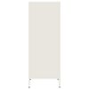 vidaXL Buffet haut blanc 35x39x103,5 cm acier