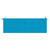 vidaXL Banc de jardin empilable et coussin 159 cm Bois de teck massif