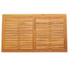 vidaXL Plateau de table Huile Naturelle 120 x 70 x 2 cm