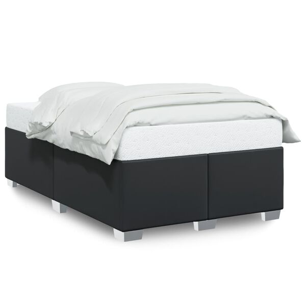vidaXL Cadre de lit sans matelas noir 120x190 cm similicuir