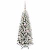 vidaXL Sapin de No&euml;l artificiel avec 150 LED Blanc 53 x 53 x 120 cm