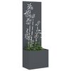 vidaXL &Eacute;cran de confidentialit&eacute; de jardin Anthracite 50 x 32 x 150 cm