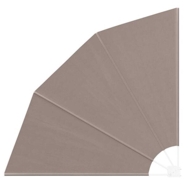vidaXL &Eacute;cran de confidentialit&eacute; pour balcon Taupe 140 x 140 cm
