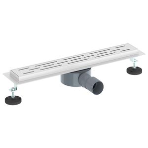 vidaXL Drain de douche au design lin&eacute;aire avec siphon &agrave; 360&deg; 50 cm