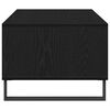 vidaXL Table basse Ch&ecirc;ne noir 90 x 50 x 36.5 cm Bois d'ing&eacute;nierie