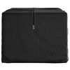 vidaXL Sac de rangement pour coussins de jardin noir 150x75x75 cm PE
