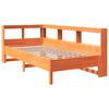 vidaXL Lit biblioth&egrave;que sans matelas cire marron 75x190 cm pin massif