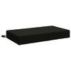 vidaXL Coussin de dos SOEST 100 % polyester Noir 70 x 40 x 10 cm
