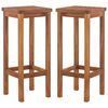 vidaXL Tabourets de bar lot de 2 bois d'acacia massif