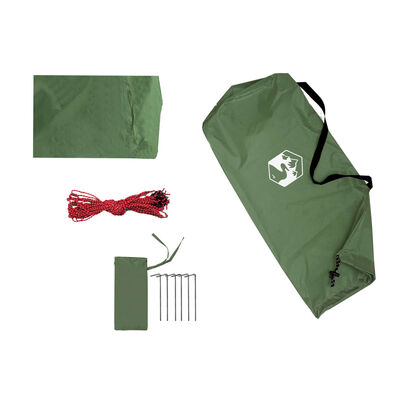 vidaXL Bâche de camping vert 420x440 cm imperméable