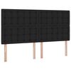 vidaXL Lit de Rangement Noir 180 x 200 cm Cuir synth&eacute;tique
