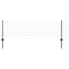 vidaXL Cl&ocirc;ture Euro avec poteau 50 x 0,6 m Acier recouvert de PVC Vert