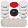 vidaXL Ensemble de tampons de polissage 14 pcs 180 mm