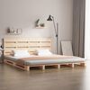vidaXL Cadre de lit sans matelas 180x200 cm bois massif de pin