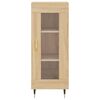 vidaXL Buffet haut Chêne sonoma 34,5x34x180 cm Bois d'ingénierie