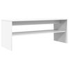 vidaXL Meuble TV 100 x 35 x 40 cm Blanc Bois d'ing&eacute;nierie