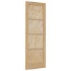 vidaXL Porte int&eacute;rieure 73,5 x 211 cm Contreplaqu&eacute; Naturel